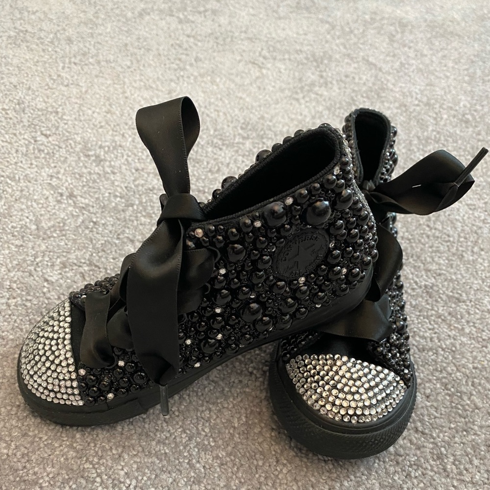 Converse With Custom Bejeweled Detail